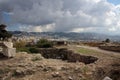 Roman ruins of Byblos, Mediterranean coast, Lebanon Royalty Free Stock Photo