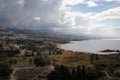 Ancient ruins of Byblos, Mediterranean coast, Lebanon Royalty Free Stock Photo