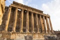 Roman ruins of ancient Heliopolis. Baalbek, Bekaa Valley, Lebanon Royalty Free Stock Photo