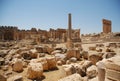 Roman ruins bacchus temple