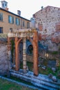 Roman ruins in the center of Brescia, Italy Royalty Free Stock Photo