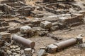 Roman ruins in the centre of Beirut Royalty Free Stock Photo