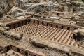 Roman ruins in the centre of Beirut Royalty Free Stock Photo