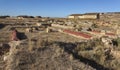 Roman ruins of Colonia Iulia Lepida, Spain Royalty Free Stock Photo