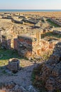 Roman ruins of Histria citadel - Romania Royalty Free Stock Photo