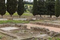 Roman ruins of Italica in santiponce. Royalty Free Stock Photo