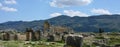 Roman ruins in morocco Royalty Free Stock Photo