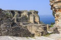 Roman ruins near Sirmione. Royalty Free Stock Photo