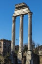 Roman ruins of the Palatino in Rome, Italy