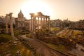 Roman ruins in Rome, Capital city of Italy Royalty Free Stock Photo