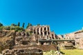 Roman ruins in Rome, Forum Royalty Free Stock Photo