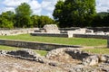 Roman ruins at Saint Bertrand de Comminges, Pyrenees, France Royalty Free Stock Photo