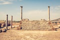 Roman ruins Sanctuaire Esculape Thuburbo Majus Tunisia