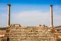 Roman ruins Sanctuaire Esculape Thuburbo Majus Tunisia