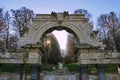 Schonbrunn. Roman Ruins - landmark attraction in Vienna, Austria