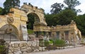 Roman Ruins in SchÃÂ¶nbrunn Palace Royalty Free Stock Photo