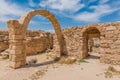 Roman ruins, Um Ar-Rasas, Jordan Royalty Free Stock Photo