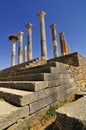 Roman Ruins of Volubillis Royalty Free Stock Photo