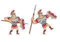 Roman Soldier Game Sprite Royalty Free Stock Photo