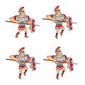 Roman Soldier Game Sprite