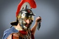 Roman Soldier With Sword Royalty Free Stock Photo