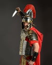 Roman Soldier with sword Royalty Free Stock Photo
