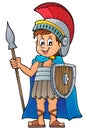 Roman soldier theme image 1 Royalty Free Stock Photo