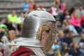 Roman Soldier wearing an helmet