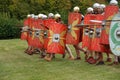 Roman soldiers re-enactment group in England