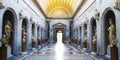 Roman statues in Statues Room at Vatican Museum Royalty Free Stock Photo