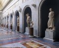 Roman Statues in the Vatican Museum Royalty Free Stock Photo
