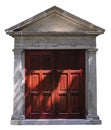 Roman-style door Royalty Free Stock Photo
