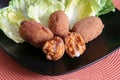 Roman supplÃÂ¬ (rice croquettes) Royalty Free Stock Photo