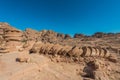 Roman temple in nabatean city of petra jordan Royalty Free Stock Photo