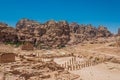 Roman temple in nabatean city of petra jordan