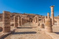 Roman temple in nabatean city of petra jordan Royalty Free Stock Photo