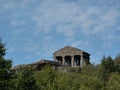 Roman temple at the top of Col du Donon Royalty Free Stock Photo