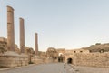 Roman theater, ancient Roman-Byzantine city of Bet Shean Nysa-Scythopolis Royalty Free Stock Photo