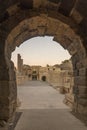 Roman theater gate, ancient Roman-Byzantine city of Bet Shean Nysa-Scythopolis Royalty Free Stock Photo