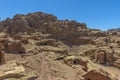 Roman theater in Petra, Jordan Royalty Free Stock Photo