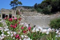 Roman theater in Pollio& x27;s villa at Pausyllipon Royalty Free Stock Photo