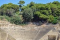 Roman theater in Pollio& x27;s villa at Pausyllipon Royalty Free Stock Photo