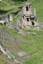 Roman Theater in Volterra Royalty Free Stock Photo