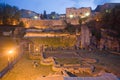 Roman theater in Volterra Royalty Free Stock Photo