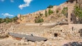 Roman theatre and Alcazaba fortress. Malaga, Andalusia, Spain Royalty Free Stock Photo