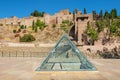 Roman theatre and Alcazaba fortress. Malaga, Andalusia, Spain Royalty Free Stock Photo