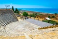 Roman theatre in the ancient Kourion site on Cyprus Royalty Free Stock Photo