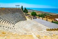 Roman theatre in the ancient Kourion site on Cyprus Royalty Free Stock Photo