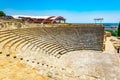 Roman theatre in the ancient Kourion site on Cyprus Royalty Free Stock Photo