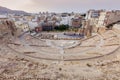 Roman Theatre in Cartagena Royalty Free Stock Photo